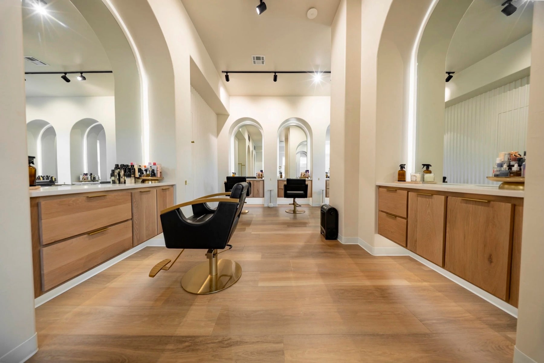 Inside LŪK House of Beauty — luxury hair salon in Norman, Oklahoma